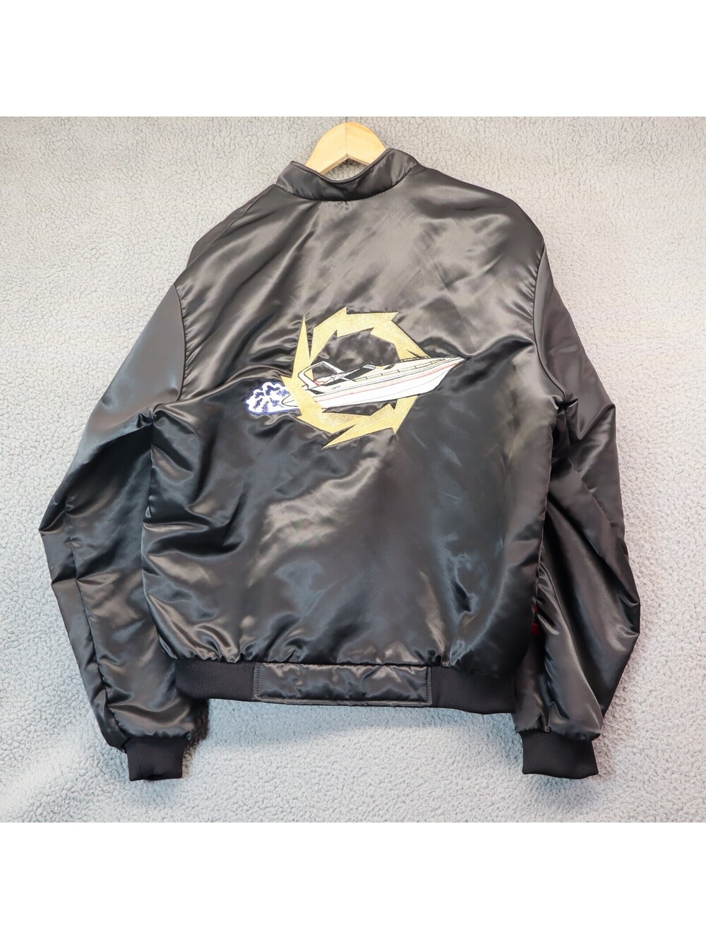 Vtg Fountain Racing Powerboat Jacket Large Ashley Sew Co.